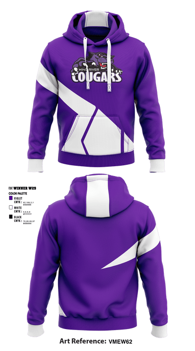 Wind River High School Football 32894452 Hoodie - 1