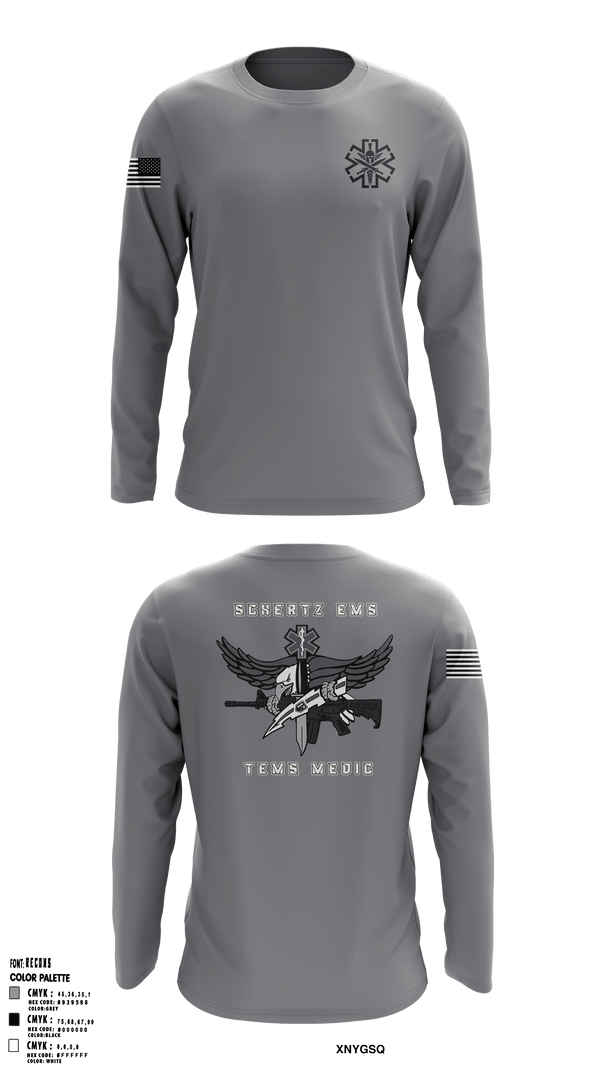 Long Sleeve Performance Shirt, Schertz SWAT, Fire Department, Teamtime, Team time, sublimation, custom sports apparel, team uniforms, spirit wear, spiritwear, sports uniforms, custom shirts, team store, custom team store, fundraiser sports, apparel fundraiser
