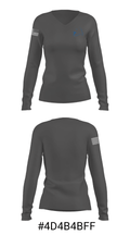 Worcester Technical High School Field Hockey 60749140 Women's Long Sleeve V-neck Shirt - 34