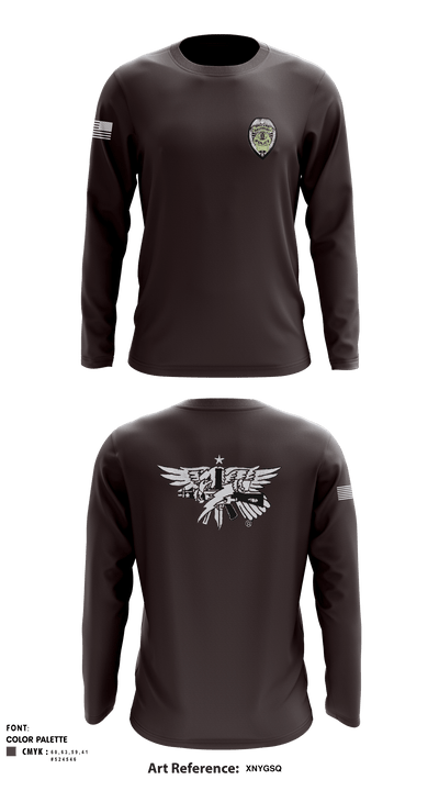 Salisbury Police Special Response Team 23814331 Long Sleeve Performance Shirt - 5
