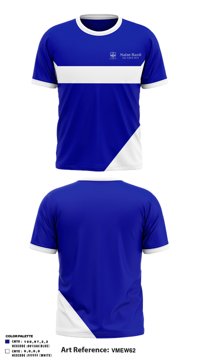 St Basil Academy Of Classical Studies 62494886 Short Sleeve Performance Shirt - 1
