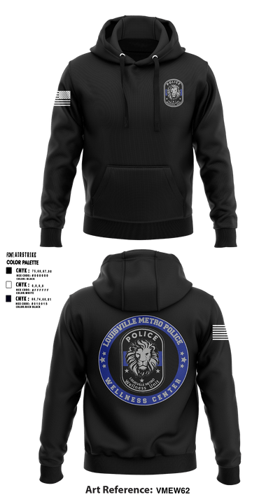 LMPD WELLNESS UNIT 57216807 Hoodie - 49