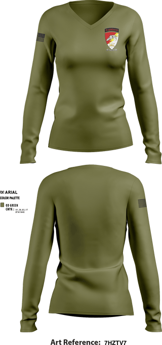 Women's Long Sleeve Vneck Shirt, 3-17 ACS, , Teamtime, Team time, sublimation, custom sports apparel, team uniforms, spirit wear, spiritwear, sports uniforms, custom shirts, team store, custom team store, fundraiser sports, apparel fundraiser