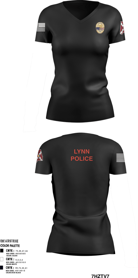 Women's Short Sleeve Vneck Shirt, , Police, Teamtime, Team time, sublimation, custom sports apparel, team uniforms, spirit wear, spiritwear, sports uniforms, custom shirts, team store, custom team store, fundraiser sports, apparel fundraiser