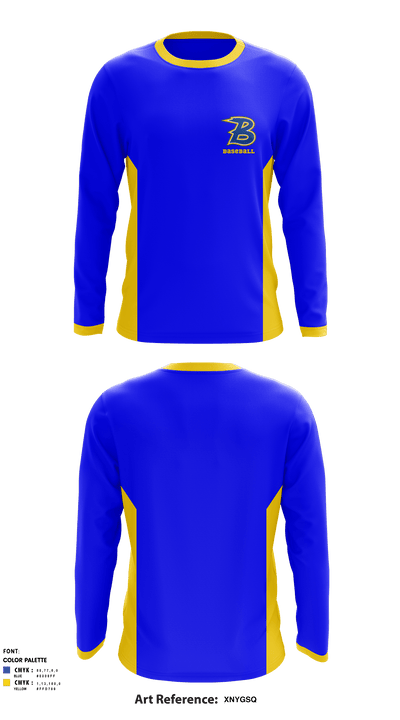 Bonduel Youth Softball League 22083727 Long Sleeve Performance Shirt - 3