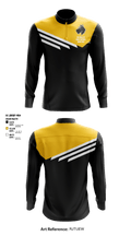 Tri-Valley High School Bowling 90929916 Quarter Zip Jacket - 1