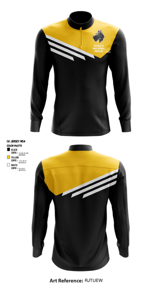 Quarter Zip Jacket, Tri-Valley High School Bowling, Bowling, Teamtime, Team time, sublimation, custom sports apparel, team uniforms, spirit wear, spiritwear, sports uniforms, custom shirts, team store, custom team store, fundraiser sports, apparel fundraiser