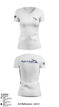 Eagle-6 Studios 4013441 Women's Short Sleeve V-neck Shirt - 2