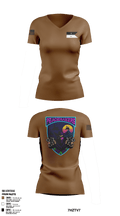 4-4 Attack Battalion 63788655 Women's Short Sleeve V-neck Shirt - 2