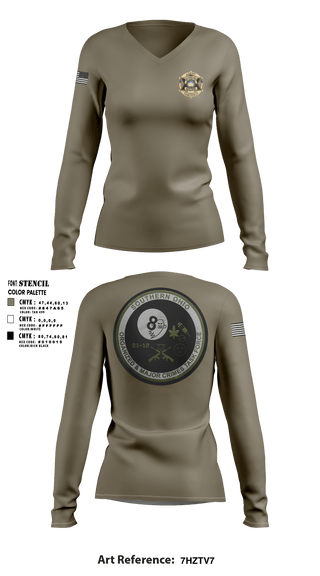 Women's Long Sleeve Vneck Shirt, , Police, Teamtime, Team time, sublimation, custom sports apparel, team uniforms, spirit wear, spiritwear, sports uniforms, custom shirts, team store, custom team store, fundraiser sports, apparel fundraiser