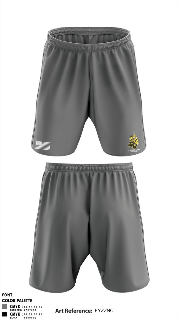 Athletic Shorts With Pockets, St Helens High School Wrestling, Wrestling, Teamtime, Team time, sublimation, custom sports apparel, team uniforms, spirit wear, spiritwear, sports uniforms, custom shirts, team store, custom team store, fundraiser sports, apparel fundraiser