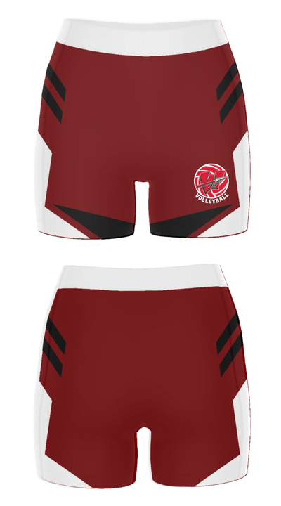 Warrenton R-3 High School Volleyball 68386387 Women's Compression Shorts - 4