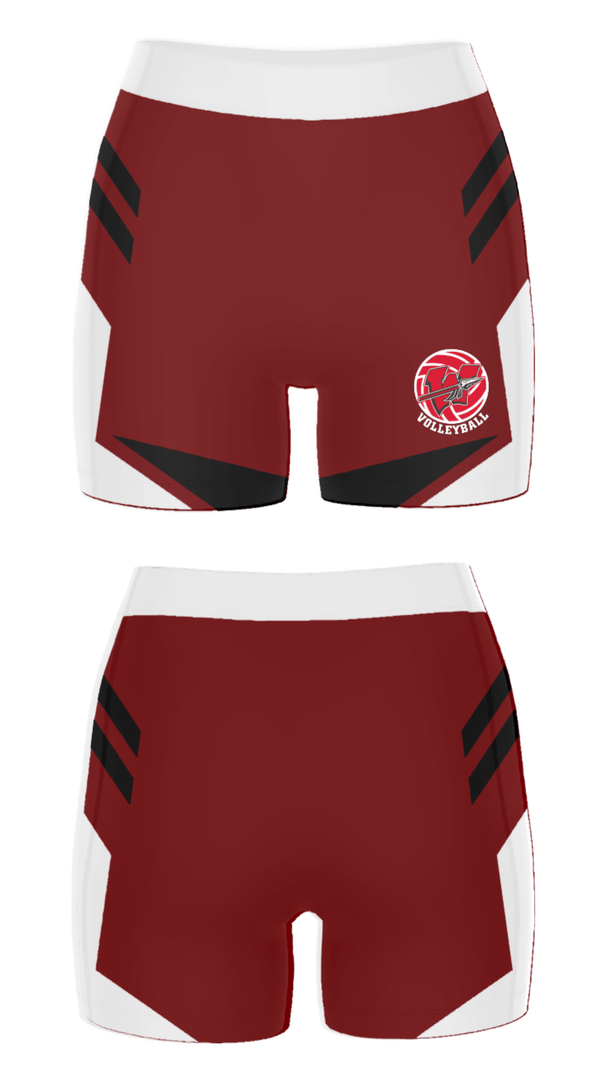 Women's Compression Shorts, Warrenton R-3 High School Volleyball, Men's Volleyball, Teamtime, Team time, sublimation, custom sports apparel, team uniforms, spirit wear, spiritwear, sports uniforms, custom shirts, team store, custom team store, fundraiser sports, apparel fundraiser