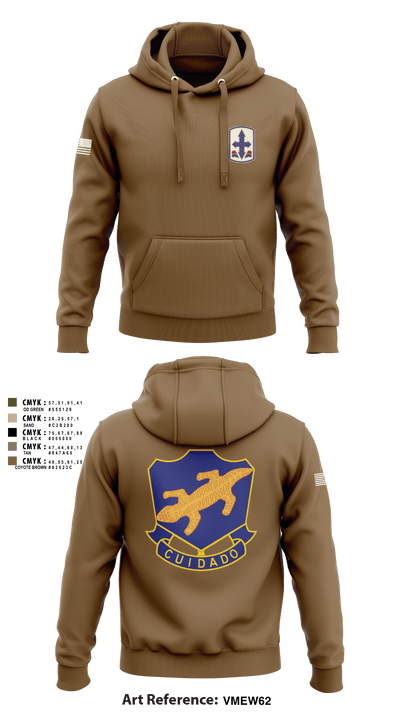 1-158th IN 91040606 Hoodie - 2