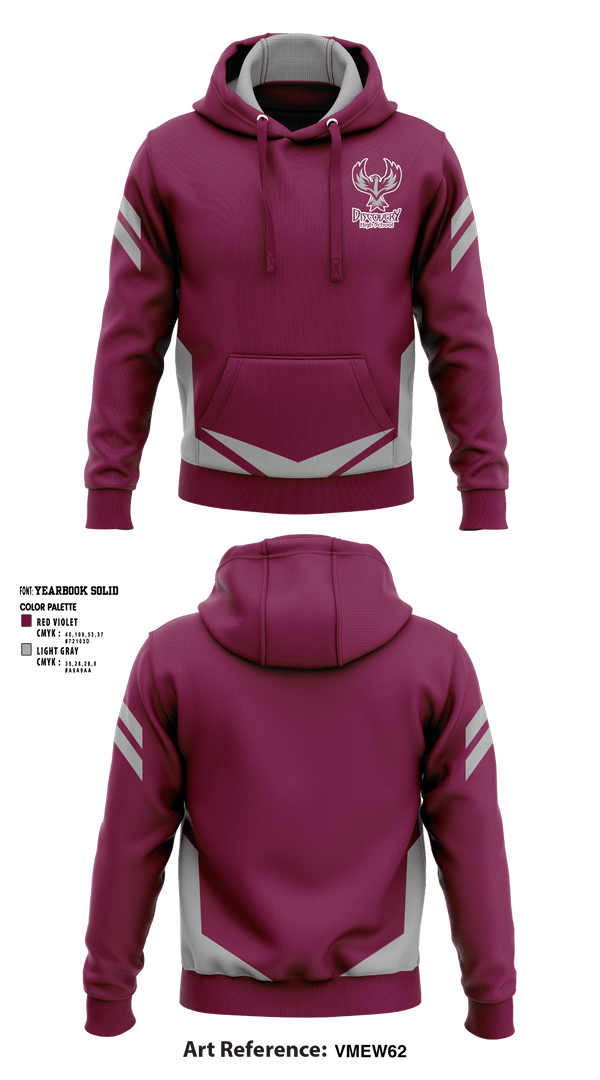 Hoodie, Discovery High School, Spirit Store, Teamtime, Team time, sublimation, custom sports apparel, team uniforms, spirit wear, spiritwear, sports uniforms, custom shirts, team store, custom team store, fundraiser sports, apparel fundraiser