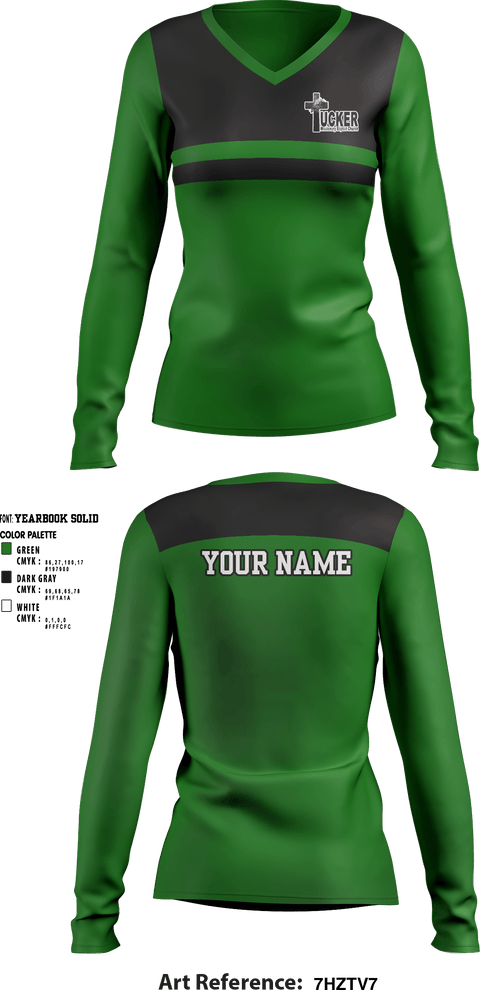 Women's Long Sleeve Vneck Shirt, Tucker Missionary Baptist Church, , Teamtime, Team time, sublimation, custom sports apparel, team uniforms, spirit wear, spiritwear, sports uniforms, custom shirts, team store, custom team store, fundraiser sports, apparel fundraiser