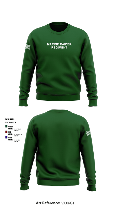 Marine Raider Regiment 14267174 Crew Neck Sweatshirt - 1