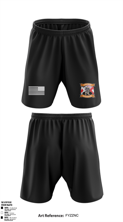 51st ESB-E 21154317 Athletic Shorts With Pockets - 1