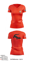 4-6 IN 39733287 Women's Short Sleeve V-neck Shirt - 3