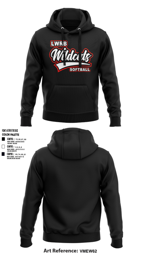 Hoodie, Lowpoint-Washburn Junior High School Softball, Softball, Teamtime, Team time, sublimation, custom sports apparel, team uniforms, spirit wear, spiritwear, sports uniforms, custom shirts, team store, custom team store, fundraiser sports, apparel fundraiser