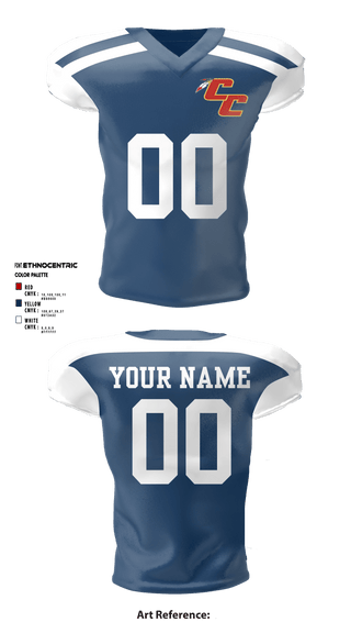 Football Jersey, Copperas Chiefs, Football, Teamtime, Team time, sublimation, custom sports apparel, team uniforms, spirit wear, spiritwear, sports uniforms, custom shirts, team store, custom team store, fundraiser sports, apparel fundraiser