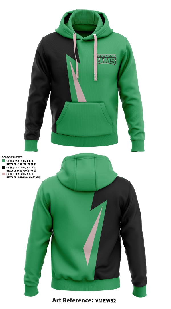 Hoodie, Westmoor Rams, Baseball, Teamtime, Team time, sublimation, custom sports apparel, team uniforms, spirit wear, spiritwear, sports uniforms, custom shirts, team store, custom team store, fundraiser sports, apparel fundraiser