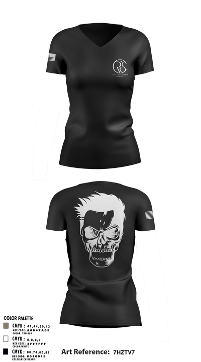 Cris_the_barber 88422733 Women's Short Sleeve V-neck Shirt - 3