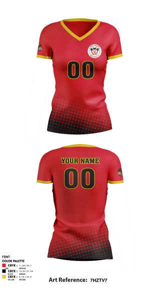 Women's Short Sleeve Vneck Shirt, West Valley High School Volleyball, Women's Volleyball, Teamtime, Team time, sublimation, custom sports apparel, team uniforms, spirit wear, spiritwear, sports uniforms, custom shirts, team store, custom team store, fundraiser sports, apparel fundraiser