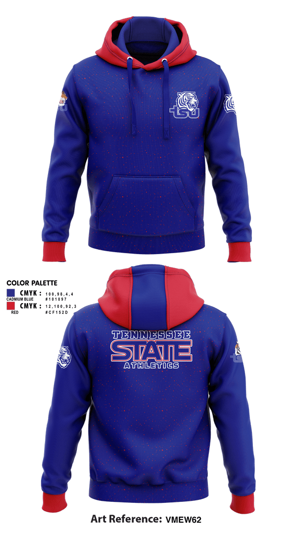 Hoodie, Tennessee State University Cheer, Cheer, Teamtime, Team time, sublimation, custom sports apparel, team uniforms, spirit wear, spiritwear, sports uniforms, custom shirts, team store, custom team store, fundraiser sports, apparel fundraiser