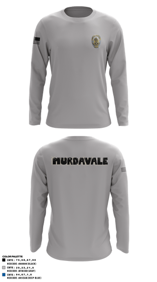 Long Sleeve Performance Shirt, , Police, Teamtime, Team time, sublimation, custom sports apparel, team uniforms, spirit wear, spiritwear, sports uniforms, custom shirts, team store, custom team store, fundraiser sports, apparel fundraiser