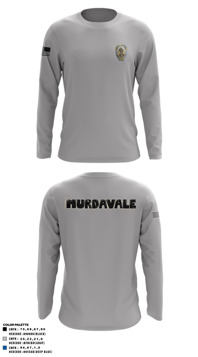 Maryvale Precinct 64767357 Long Sleeve Performance Shirt - 2