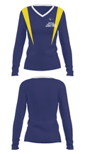 Kettle Falls High School Cheer 36977545 Women's Long Sleeve V-neck Shirt - 10