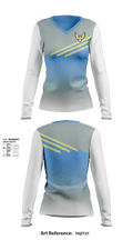 Florida Prep Cross Country 84818749 Women's Long Sleeve V-neck Shirt - 34