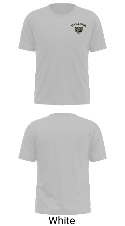 Oakland University Golf 96928168 Short Sleeve Performance Shirt - 32
