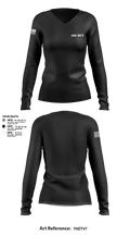 486 MCT 78837578 Women's Long Sleeve V-neck Shirt - 3