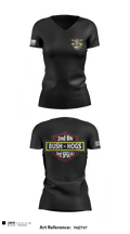 2d Battalion, 3d Special Forces Group 4124054 Women's Short Sleeve V-neck Shirt - 2