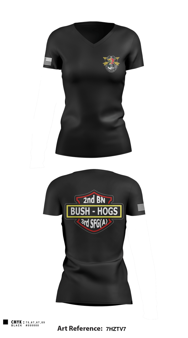 Women's Short Sleeve Vneck Shirt, MCPOD-XVIII Airborne Corps, Army, Teamtime, Team time, sublimation, custom sports apparel, team uniforms, spirit wear, spiritwear, sports uniforms, custom shirts, team store, custom team store, fundraiser sports, apparel fundraiser