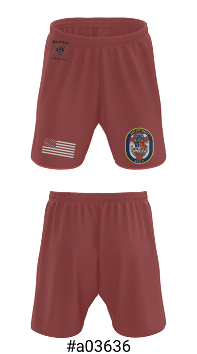 USS Detroit 43379409 Athletic Shorts With Pockets - 25