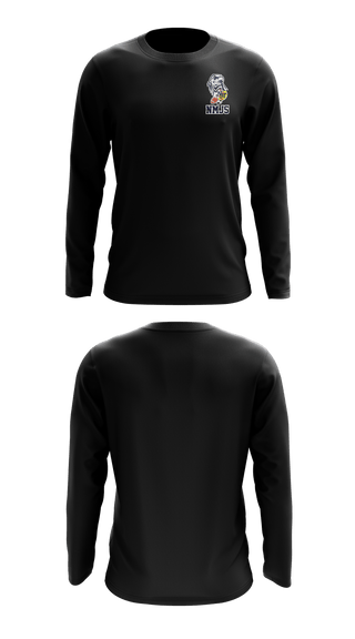 Long Sleeve Performance Shirt, New Martinsville Junior Sports, Men's Basketball, Teamtime, Team time, sublimation, custom sports apparel, team uniforms, spirit wear, spiritwear, sports uniforms, custom shirts, team store, custom team store, fundraiser sports, apparel fundraiser