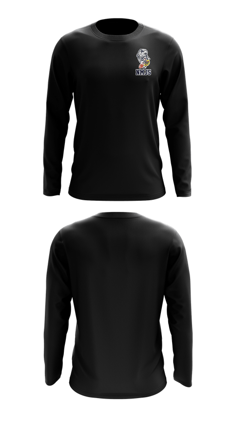 Long Sleeve Performance Shirt, New Martinsville Junior Sports, Men's Basketball, Teamtime, Team time, sublimation, custom sports apparel, team uniforms, spirit wear, spiritwear, sports uniforms, custom shirts, team store, custom team store, fundraiser sports, apparel fundraiser