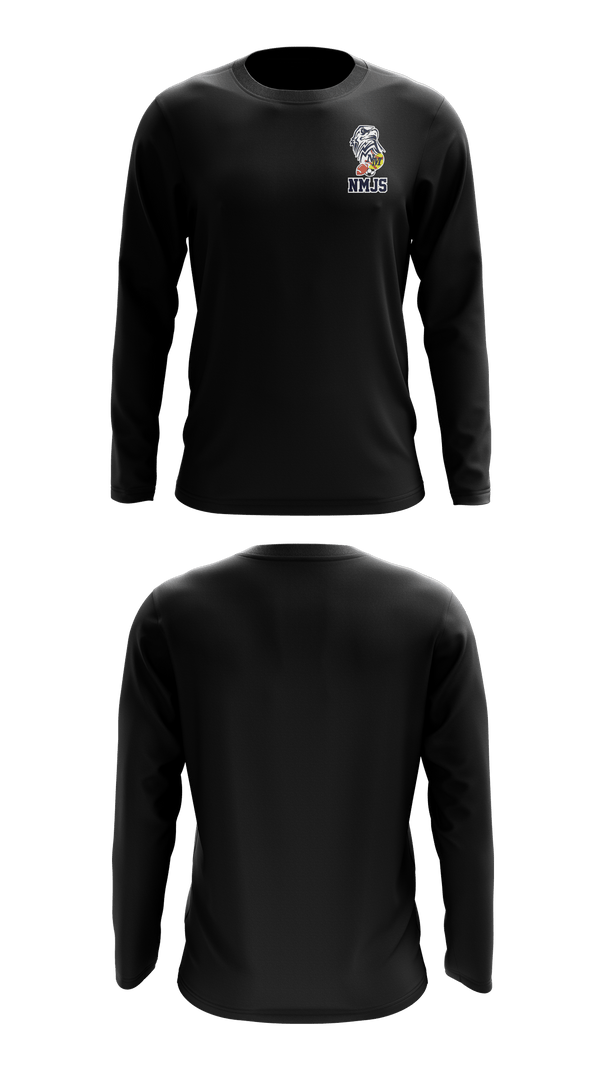 Long Sleeve Performance Shirt, New Martinsville Junior Sports, Men's Basketball, Teamtime, Team time, sublimation, custom sports apparel, team uniforms, spirit wear, spiritwear, sports uniforms, custom shirts, team store, custom team store, fundraiser sports, apparel fundraiser