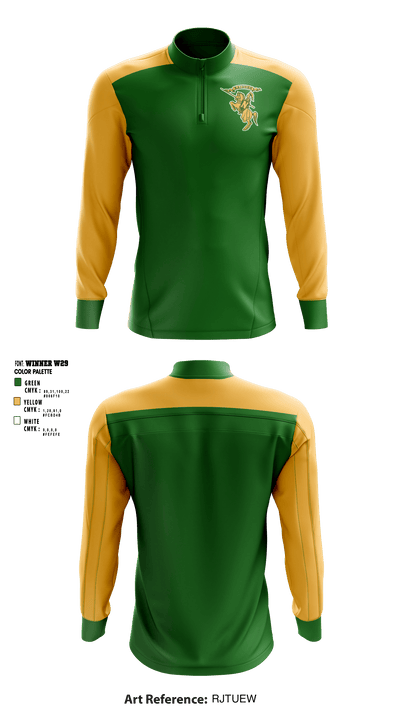 Northridge High School Cheer 12763926 Quarter Zip Jacket - 1