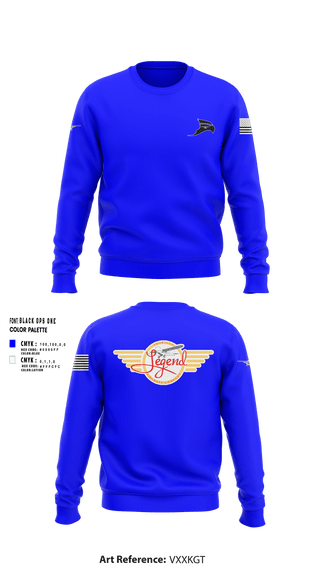 Crew Neck Sweatshirt, N1522W, Air Force, Teamtime, Team time, sublimation, custom sports apparel, team uniforms, spirit wear, spiritwear, sports uniforms, custom shirts, team store, custom team store, fundraiser sports, apparel fundraiser
