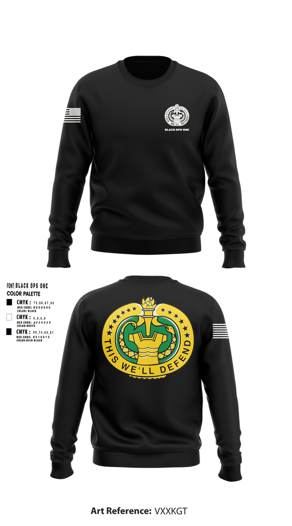 Crew Neck Sweatshirt, DET 6 CO F 3 BN 485 REGT, , Teamtime, Team time, sublimation, custom sports apparel, team uniforms, spirit wear, spiritwear, sports uniforms, custom shirts, team store, custom team store, fundraiser sports, apparel fundraiser