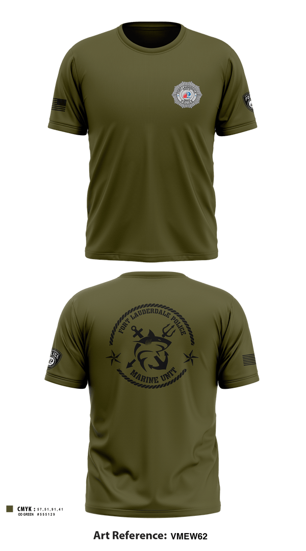 Short Sleeve Performance Shirt, Fort Lauderdale Police Department Marine Unit, Police, Teamtime, Team time, sublimation, custom sports apparel, team uniforms, spirit wear, spiritwear, sports uniforms, custom shirts, team store, custom team store, fundraiser sports, apparel fundraiser