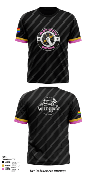 Short Sleeve Performance Shirt, Electric city shockerz, Rugby, Teamtime, Team time, sublimation, custom sports apparel, team uniforms, spirit wear, spiritwear, sports uniforms, custom shirts, team store, custom team store, fundraiser sports, apparel fundraiser