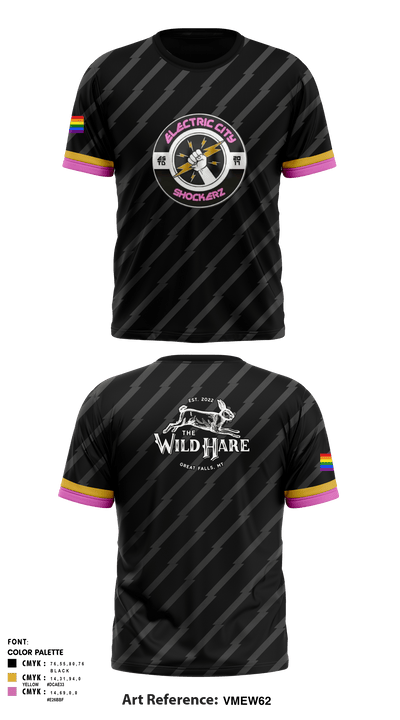 Electric city shockerz 55018985 Short Sleeve Performance Shirt - 4