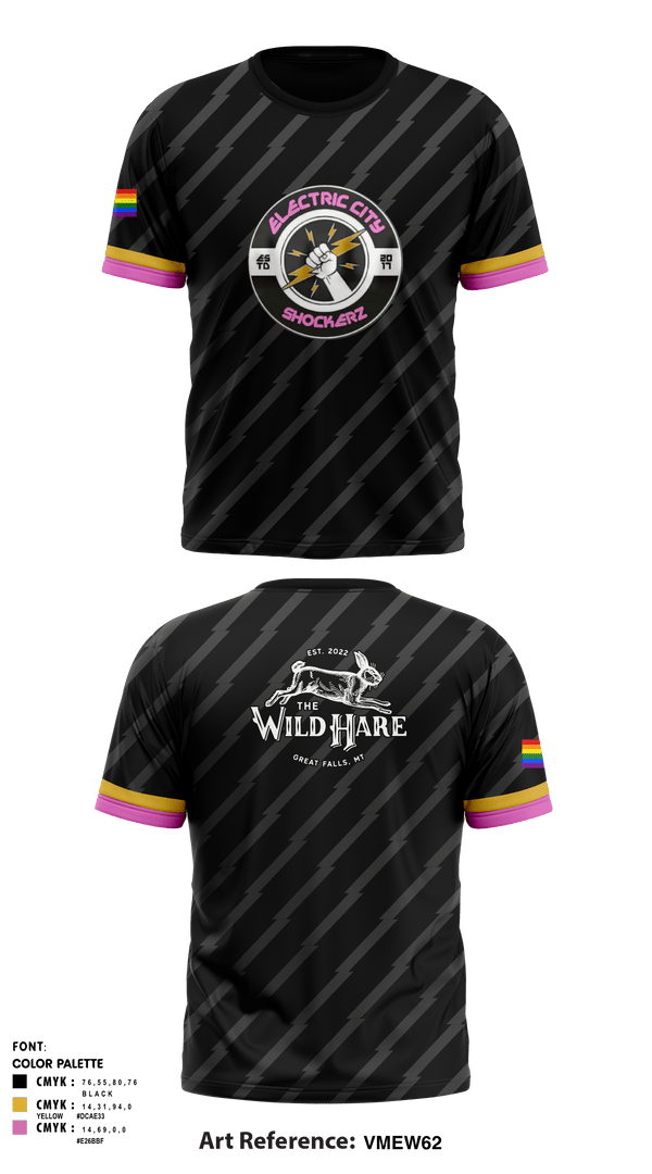 Short Sleeve Performance Shirt, Electric city shockerz, Rugby, Teamtime, Team time, sublimation, custom sports apparel, team uniforms, spirit wear, spiritwear, sports uniforms, custom shirts, team store, custom team store, fundraiser sports, apparel fundraiser