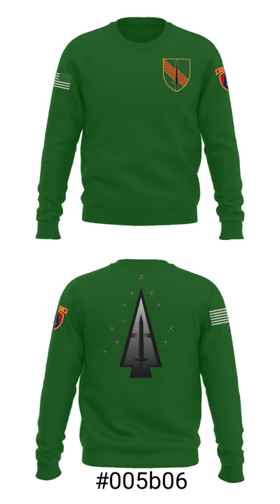 A Co, 1st BN, 4SFAB 88998967 Crew Neck Sweatshirt - 7