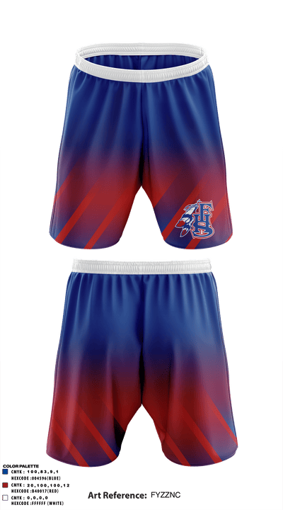 Franklin High School Soccer 47945692 Athletic Shorts With Pockets - 1